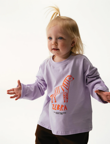 Animal Tee Lilac